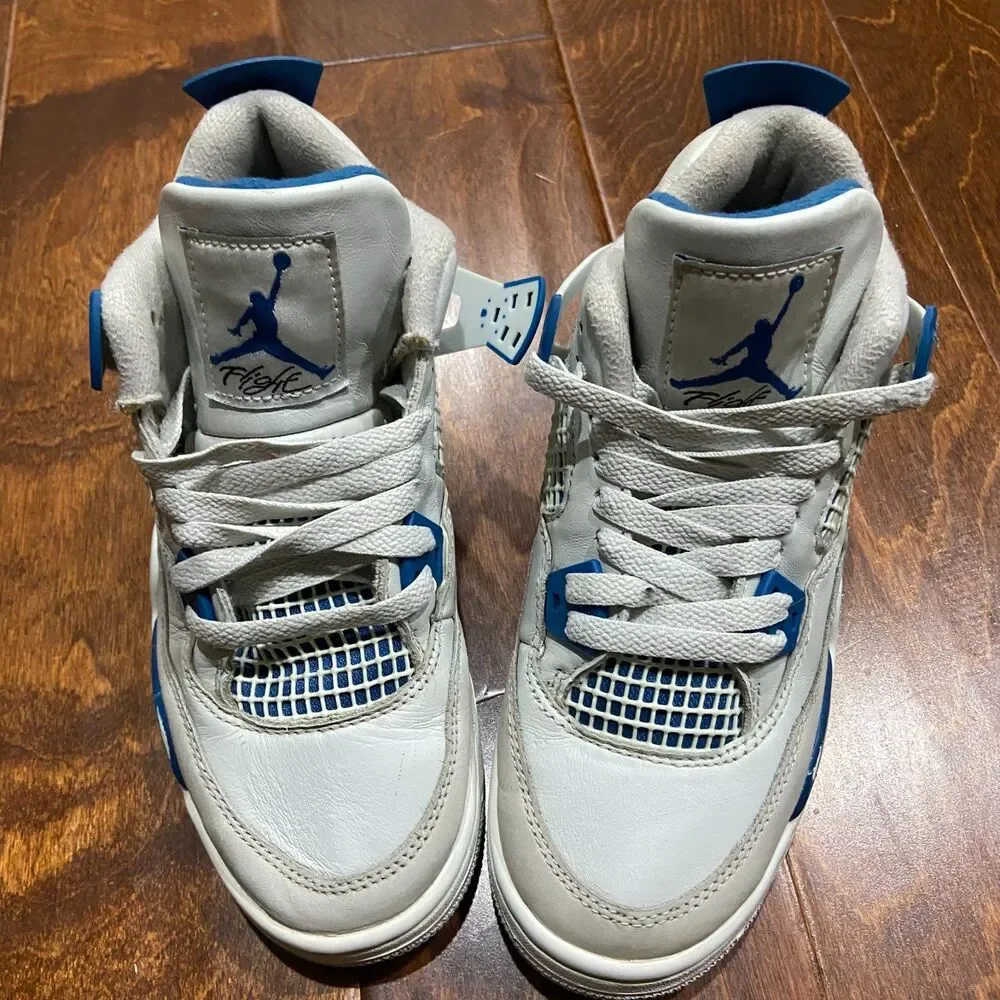 Nike Air Jordan 4 Retro GS Military Blue HF4281-141 2024 Size 4Y Women's 5.5